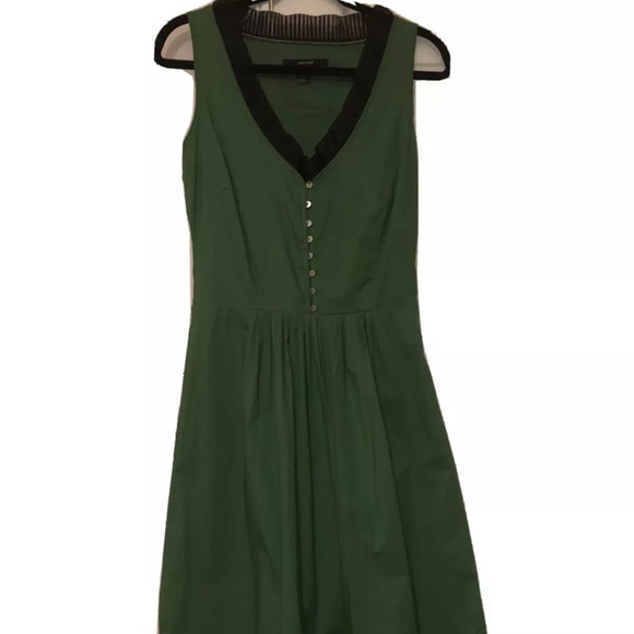 NEW! Zara Green Midi Dress Size M made in Morocco - Picture 1 of 11